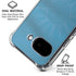 Uruguay Soccer Flag Google Pixel 9a Clear Case
